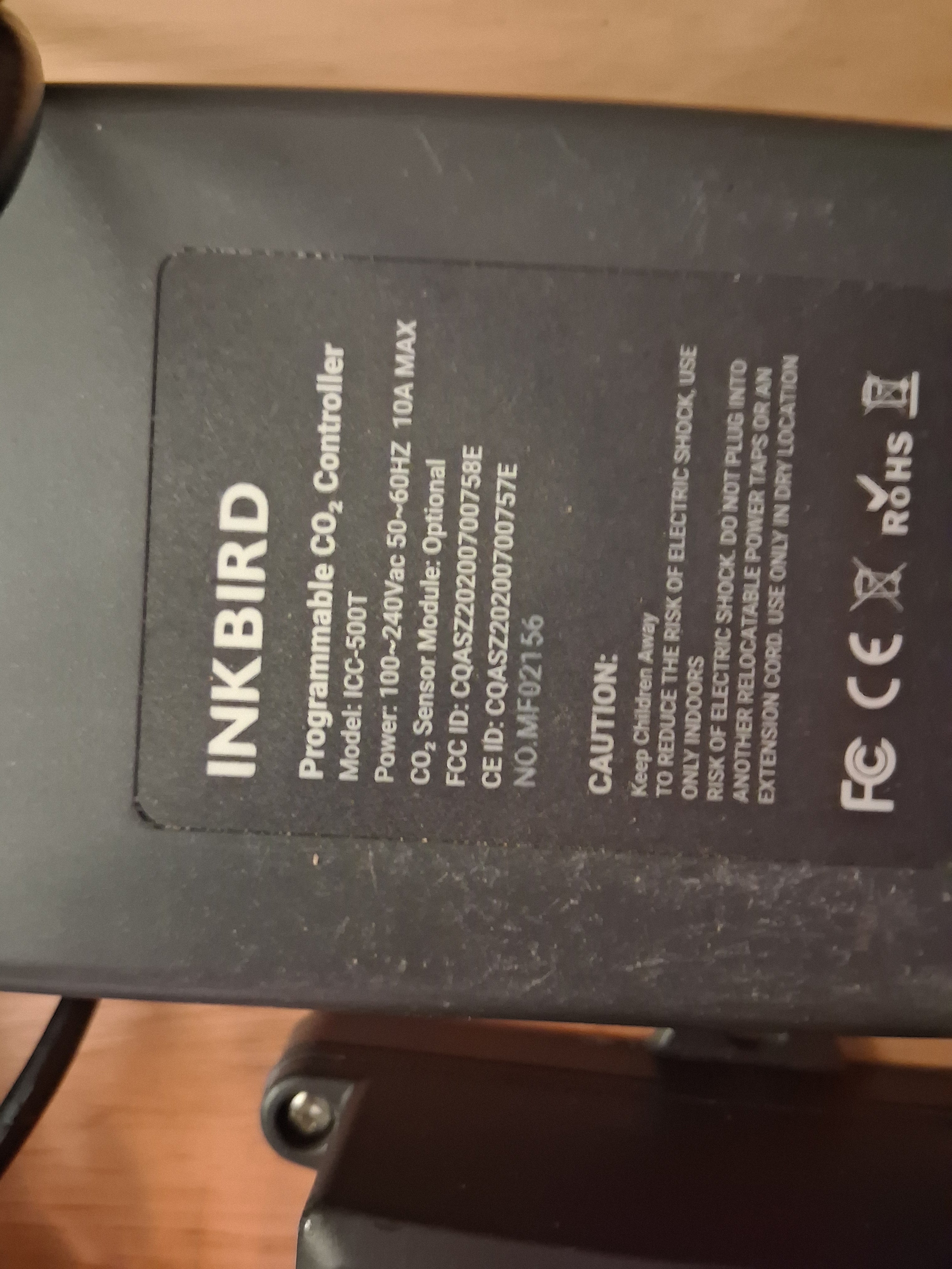 Inkbird CO2 controller