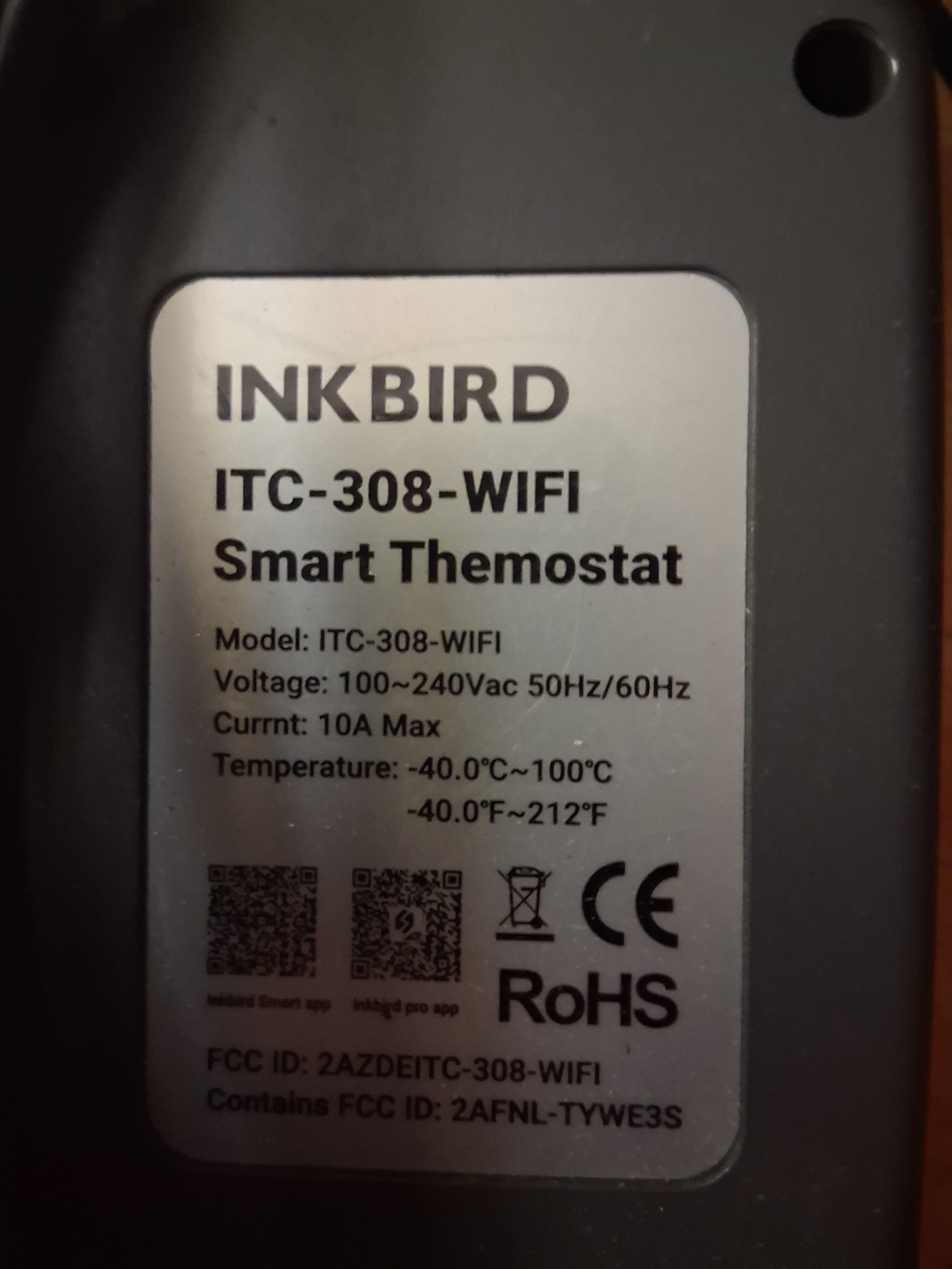 Inkbird Wifi Thermostat